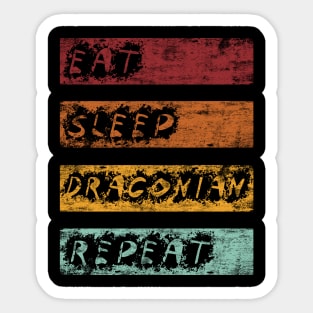 Eat Sleep Draconian Sticker